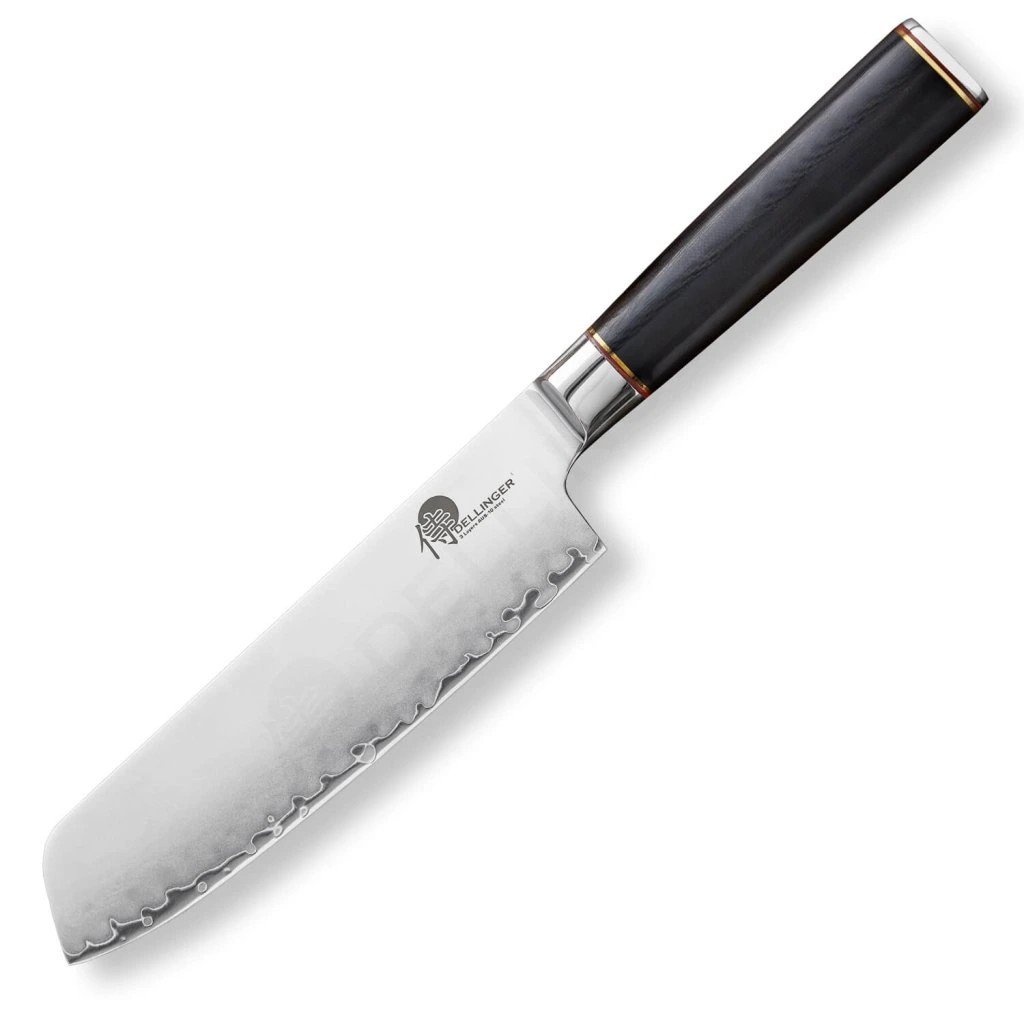 foto Kucha�sk� n�� na zeleninu Nakiri 170 mm Dellinger Okami 3 layers AUS10